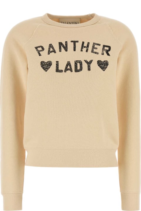 Homeware Valentino Garavani Cream Cotton Sweatshirt