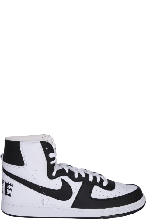 Fashion for Men Comme Des Garçons Homme Plus Sneakers High-top Nike Terminator Black/white