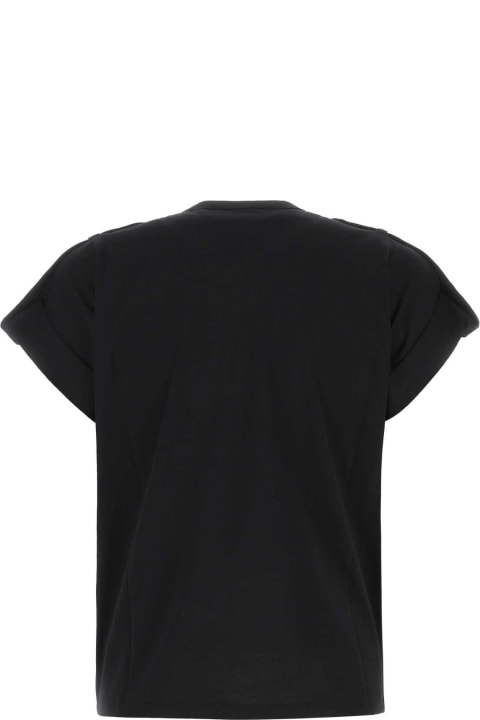 ウィメンズ新着アイテム Michael Kors Black Cotton T-shirt