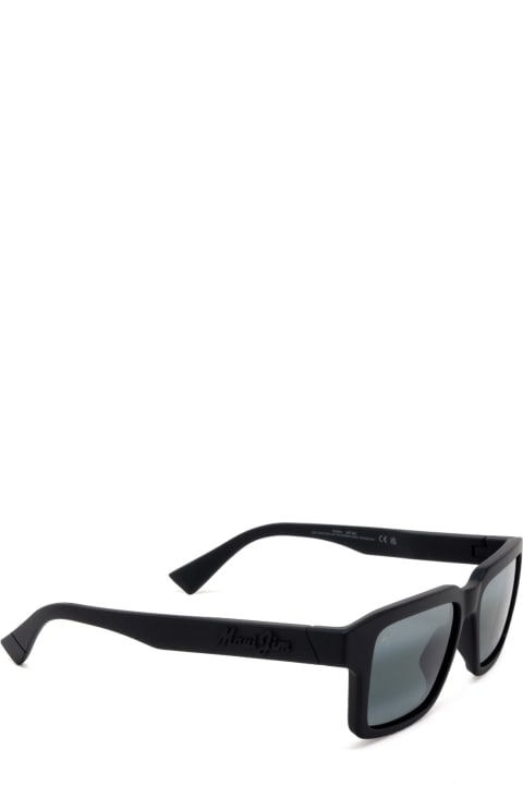 メンズ Maui Jimのアイウェア Maui Jim Mj635 Matte Black Sunglasses