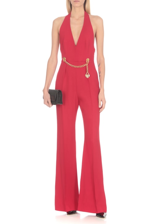 Jumpsuits for Women Moschino Chain And Heart Jumpsuit