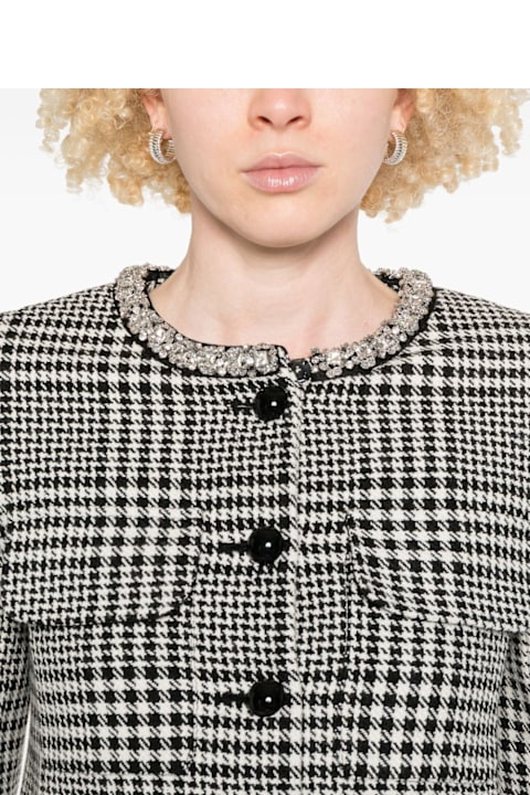 self-portrait for Men self-portrait Wool Blend Checked Jacket