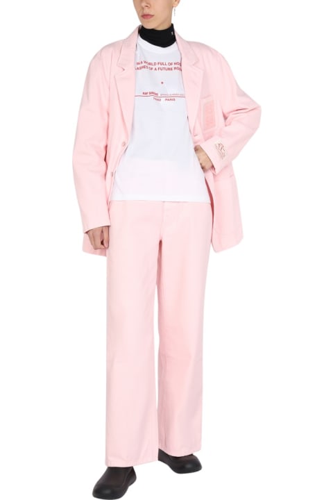 Raf Simons Topwear for Women Raf Simons Logo Print T-shirt
