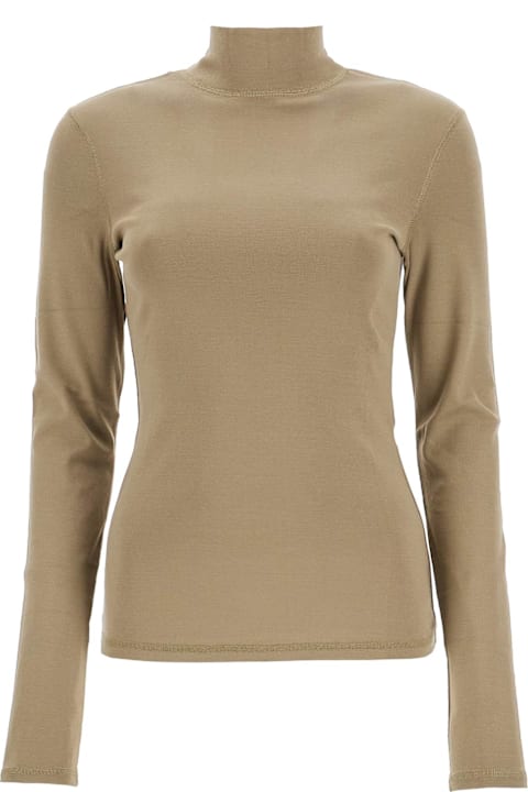 Lemaire ملابس علوية لـ السيدات Lemaire Lightweight Jersey Top With Turtle Neck