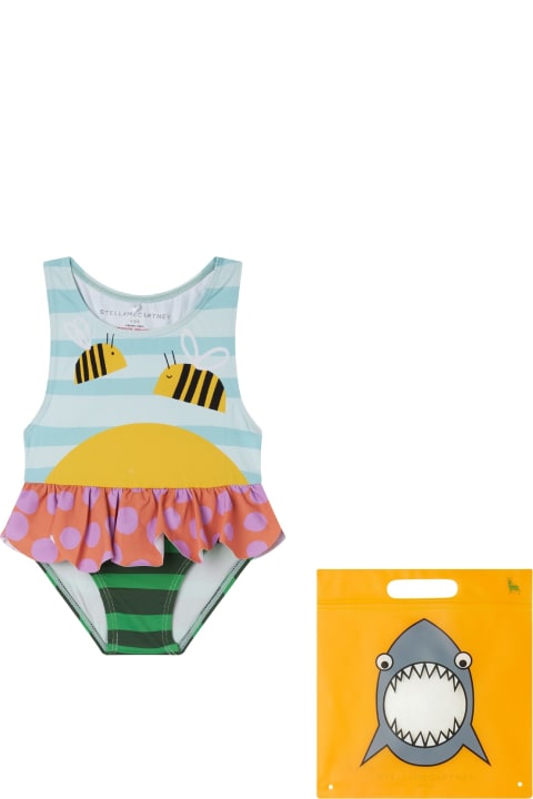 Stella McCartney Kids Swimwear for Baby Boys Stella McCartney Kids Costume Con Stampa