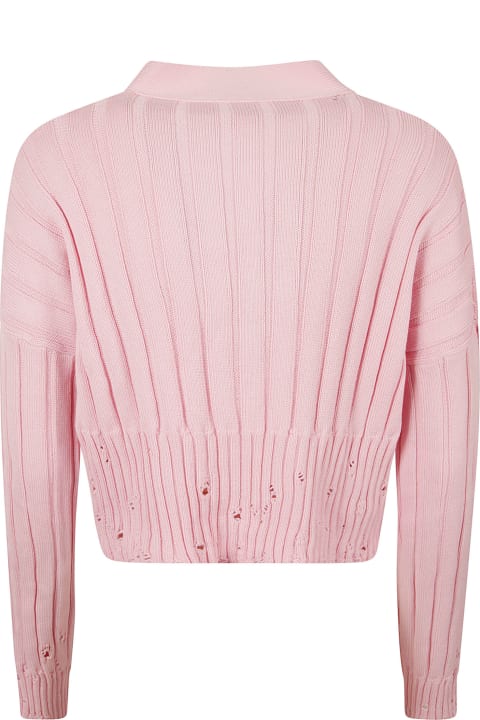 Marni Sweaters for Women Marni Disvelled Ribbed Cardigan