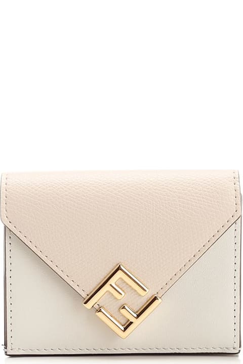 Fashion for Women Fendi Ff Diamonds Tri-fold Wallet