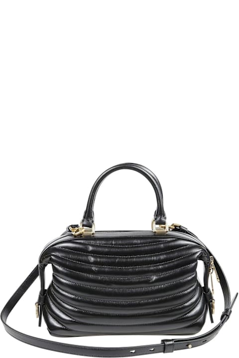 ハンドバッグ [Salvatore Ferragamo]Bowling bag matelasse (S) Multipocket bowling bag (S) - Women | Ferragamo