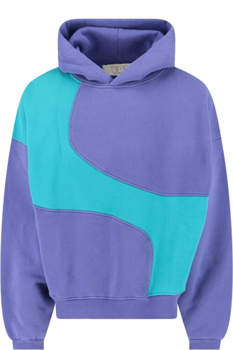 ERL for Kids ERL "swirl" Two-tone Sweatshirt