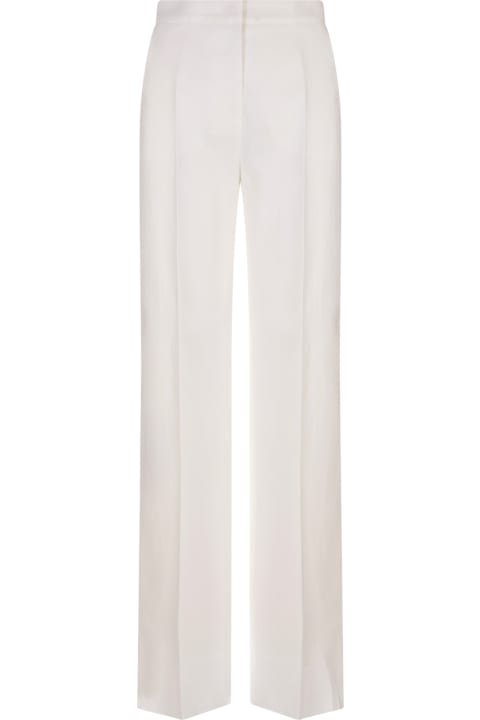 Pants & Shorts for Women Max Mara White Brusson Trousers
