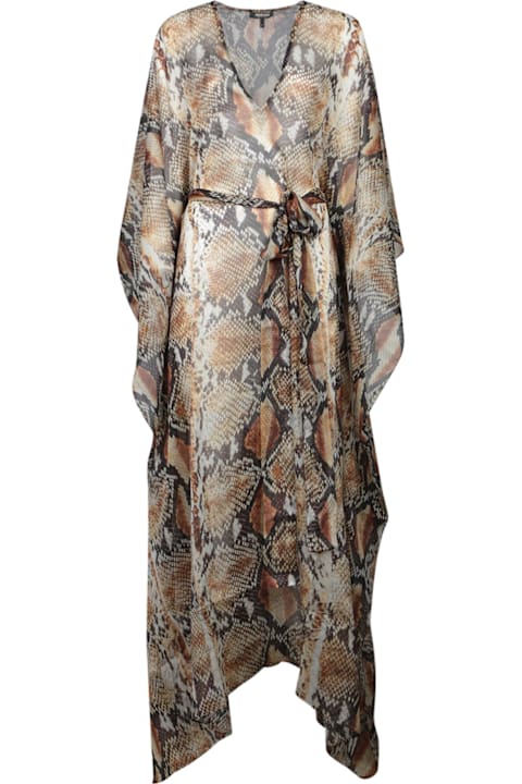 Roberto Cavalli Clothing for Women Roberto Cavalli Sunset Aran Multicolor Kaftan Dress