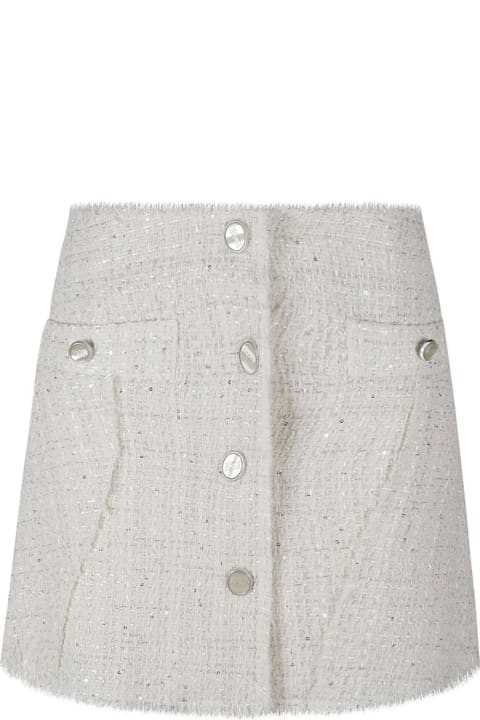 GCDS for Women GCDS Tweed Mini Skirt