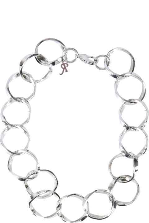 Jewelry for Women Raf Simons Linked Rings Necklace