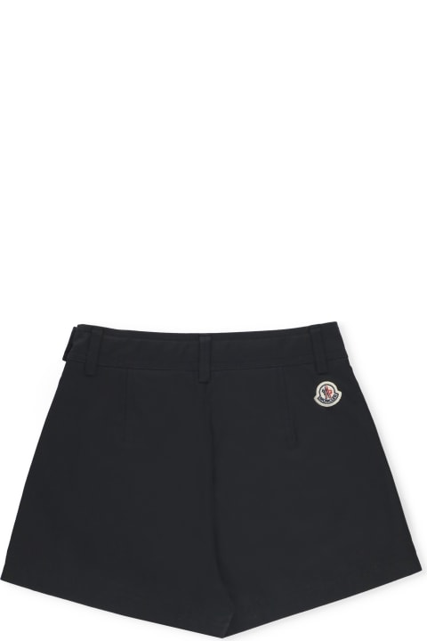 Moncler Bottoms for Girls Moncler Cotton Shorts