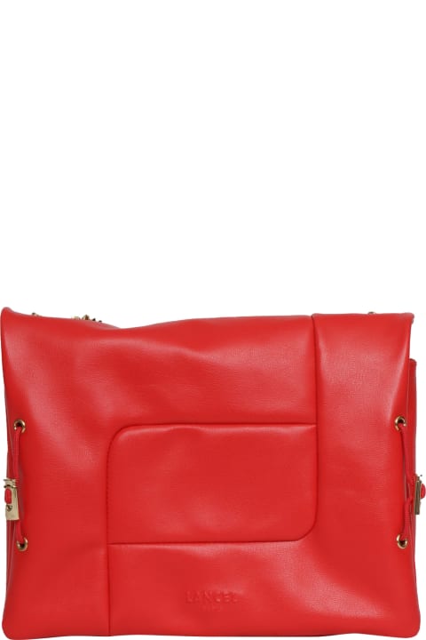 Lancel for Women Lancel Red Rabat Bag
