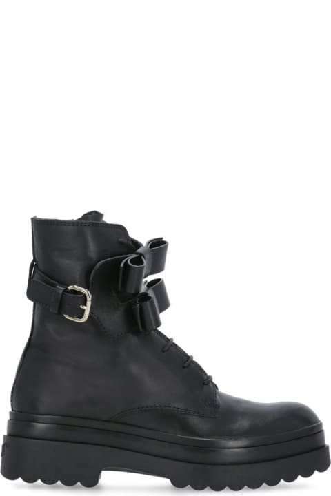 Red valentino biker discount boots