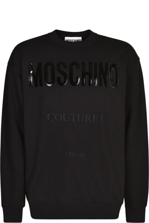 Moschino for Men Moschino Logo Print Crewneck Sweatshirt