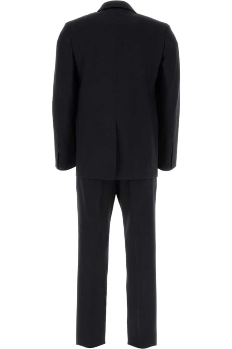 Suits for Men Jil Sander Midnight Blue Wool Suit