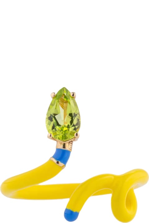 Baby Vine Tendril Ring Head To Toe In Yellow