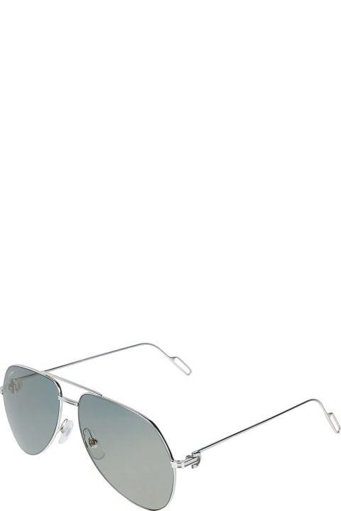 Cartier Eyewear Eyewear for Men Cartier Eyewear Aviator Teardrop Sunglasses