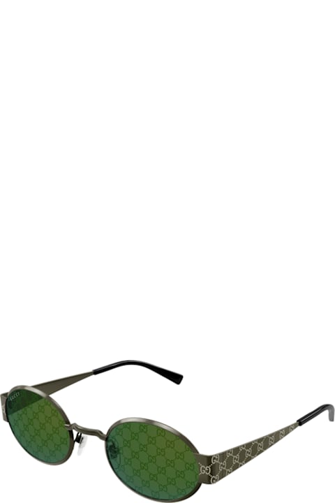 Homeware Gucci Eyewear Gucci Gg1854s Linea Sign 003 Green Sunglasses