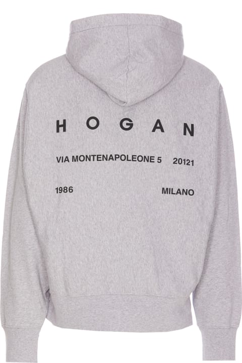 Hogan Sweaters for Men Hogan Logo Hoodie