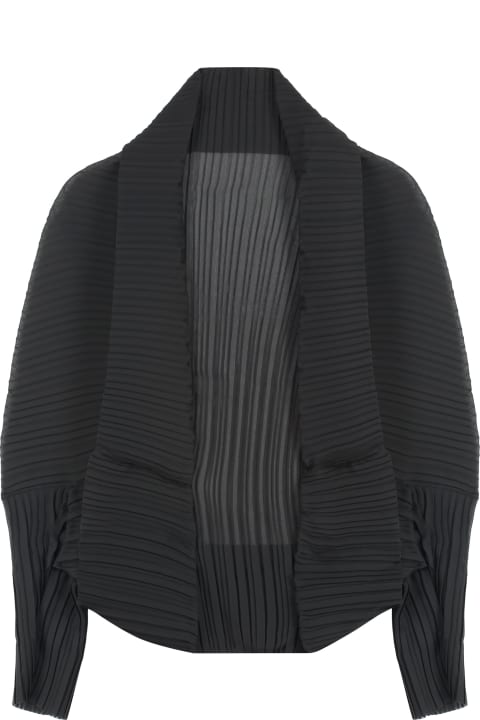 Sweaters for Women Max Mara Pleated Long-sleeved Jacket
