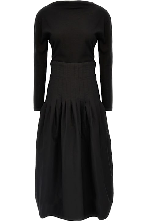 Fabiana Filippi فساتين لـ السيدات Fabiana Filippi Wool And Cotton Dress
