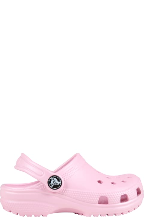 Pink Sabot For Girl With Logo