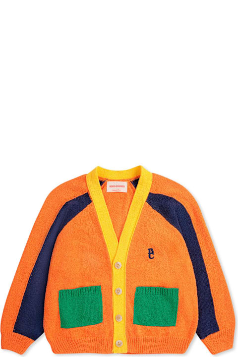 Homeware Bobo Choses Orange Cardigan For Kids With Logo