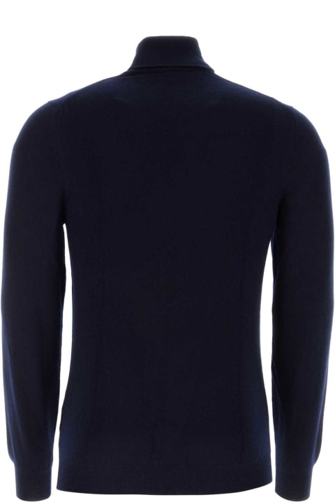 Sweaters for Men Fedeli Midnight Blue Cashmere Sweater