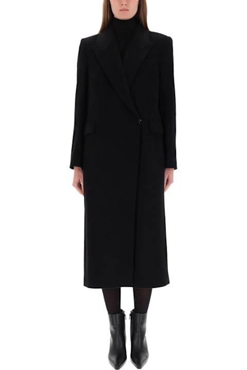 Hugo Boss for Kids Hugo Boss Double-breasted Midi Coat