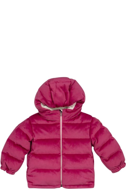 Moncler Coats & Jackets for Baby Girls Moncler Zip-up Long-sleeved Jacket