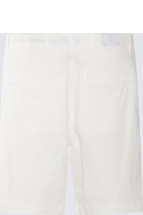 Eleventy Pants for Men Eleventy White Cotton Shorts
