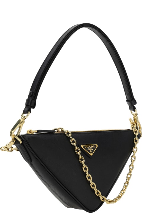 PRADA Pattina Tessuto Leather Crossbody - Designer Closet