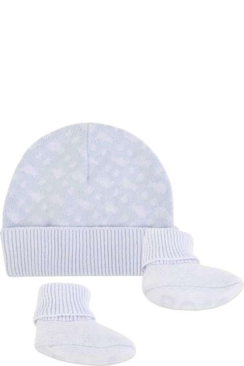 Bodysuits & Sets for Baby Boys Hugo Boss Slippers And Hat Set