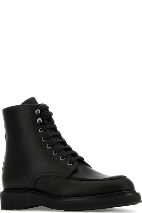 Church's Shoes for Men Church's Black Leather Newick Ankle Boots