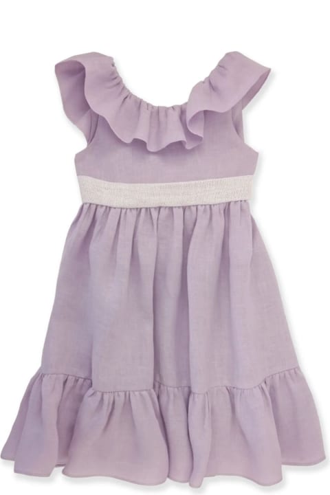 Sale for Baby Girls La stupenderia La Stupenderia Dresses Lilac