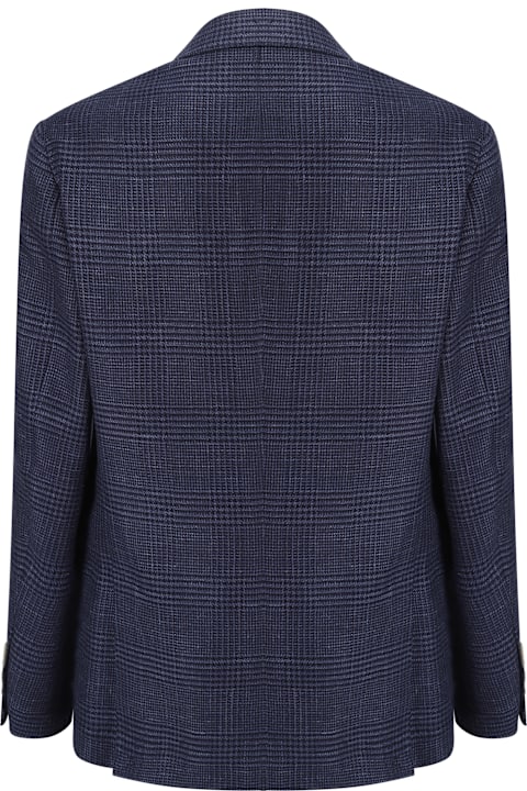 Coats & Jackets for Men Brunello Cucinelli Check Single-breasted Blazer