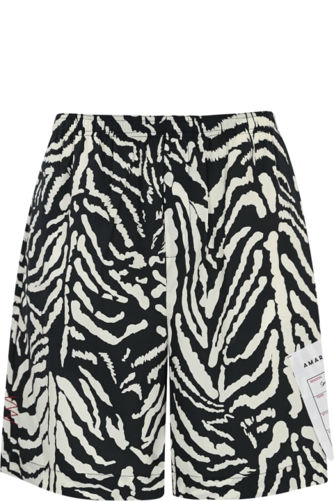 メンズ Amarantoのウェア Amaranto Patterned Cotton Bermuda Shorts