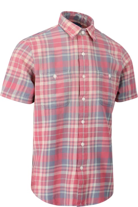 Fashion for Men Polo Ralph Lauren Tartan Pattern Shirt