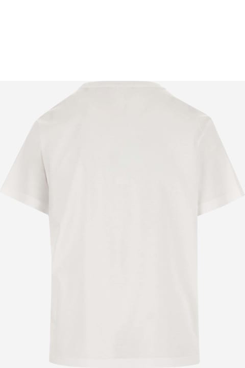 ウィメンズ Valentinoのトップス Valentino Cotton T-shirt With Logo