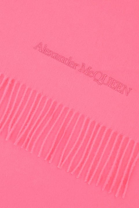 Homeware Alexander McQueen Pink Cashmere Blend Scarf
