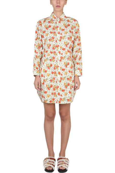 Fashion for Women Marni Shirt Dress With Floral Pattern