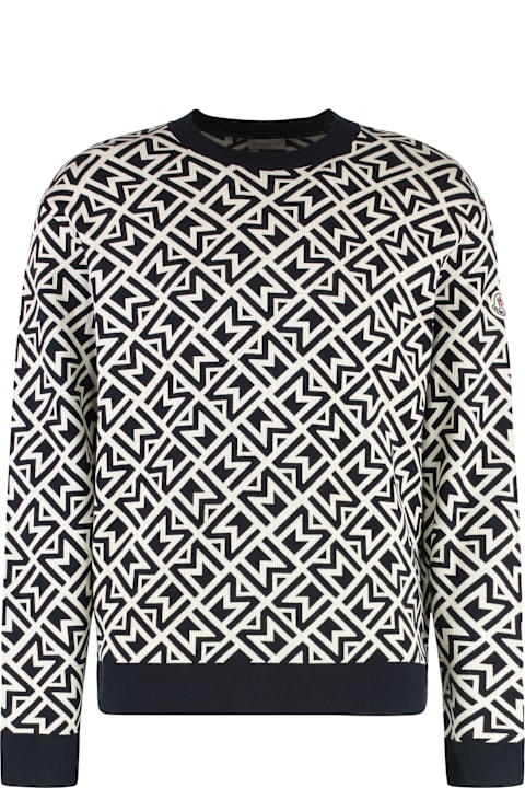 Homeware Moncler Jacquard Cotton Sweater