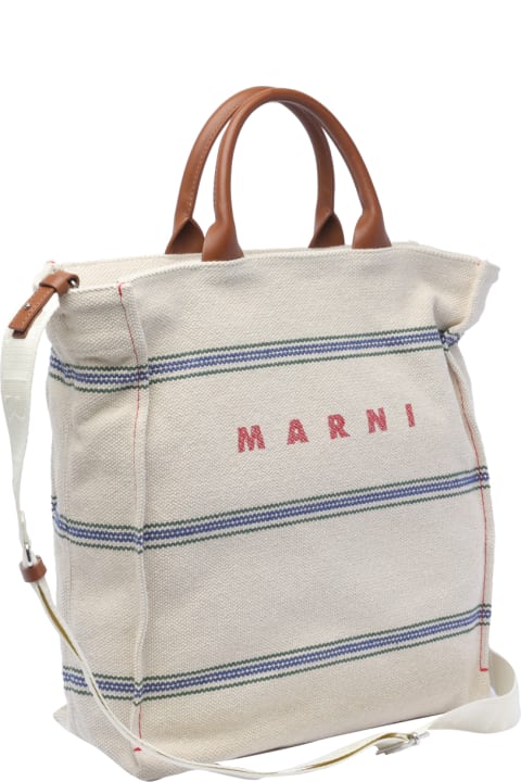 Totes for Men Marni Logo Shopping Bag