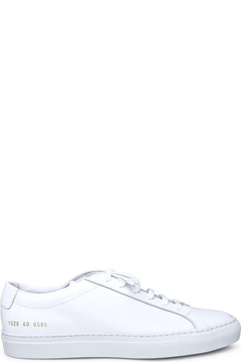 White Leather Achilles Sneakers