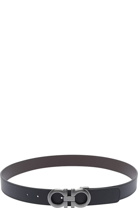 Ferragamo Belts for Women Ferragamo Adjustable And Reversible Gancini Belt