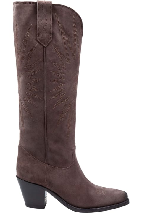 Golden Goose Boots for Women Golden Goose Golden Goose Camperos Boots In Brown Suede