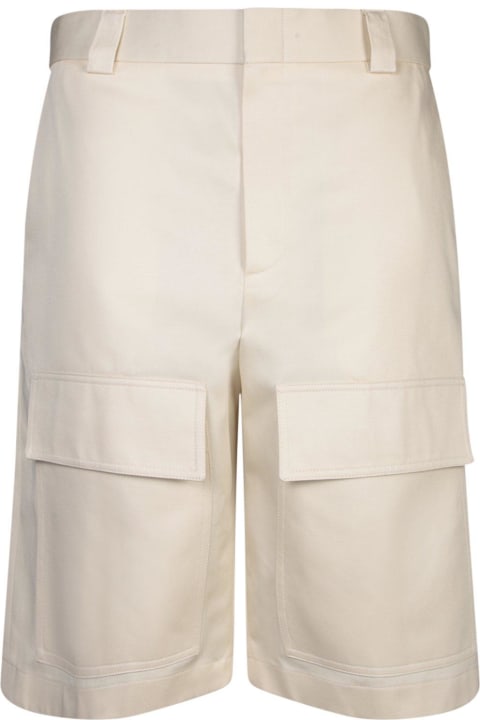 Pants for Men Gucci Logo Patch Cargo Shorts